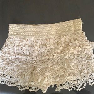 No boundaries lacy shorts